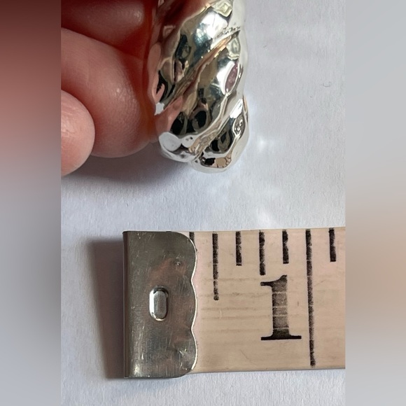 TJG Silver Toned Clip On Earrings - Picture 5 of 5